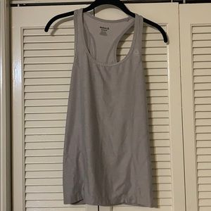 Reebok workout tank in silver/grey